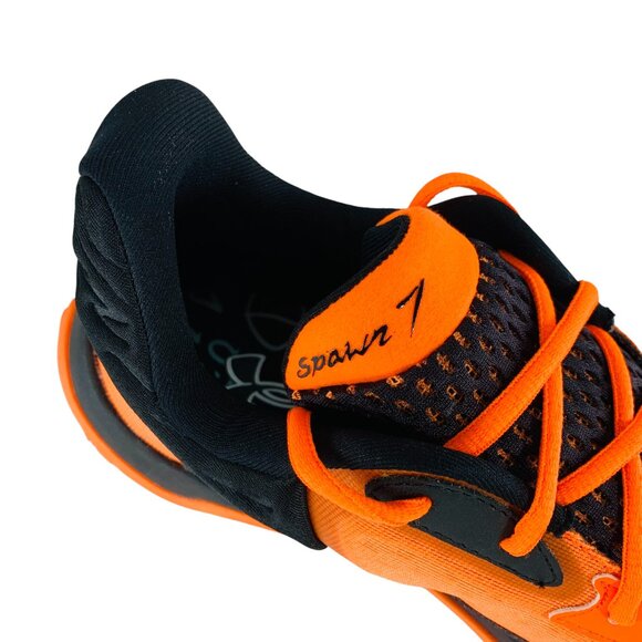 Under Armour Spawn 7 UAA Black Orange Men's Basketball Shoes 3028833-001 - Picture 10 of 11
